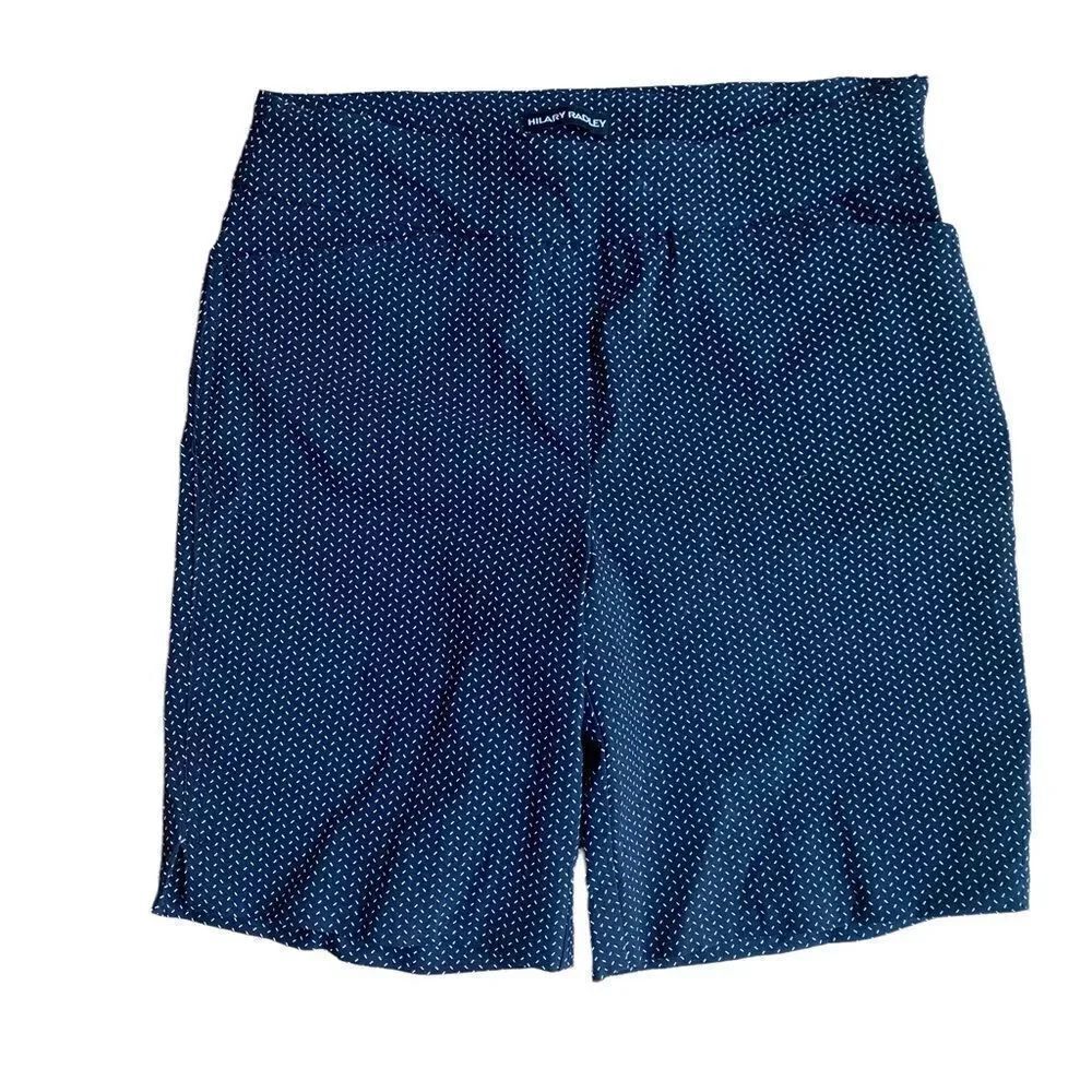 Hilary Radley Dotted Swiss Shorts Sz M